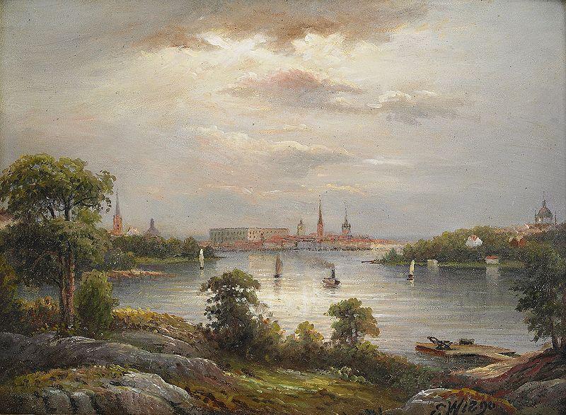 Ernfried Wahlqvist Stockholm from Stora Essingen